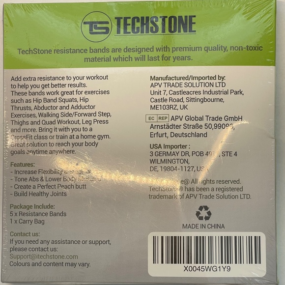 Techstone Resistance Bands Set - New In Box - Picture 2 of 2